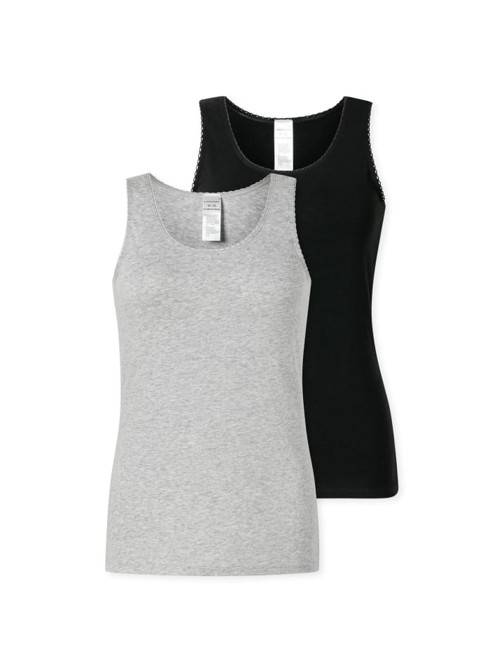 Майка Schiesser, черный/серый
Майка Schiesser, черный/серый