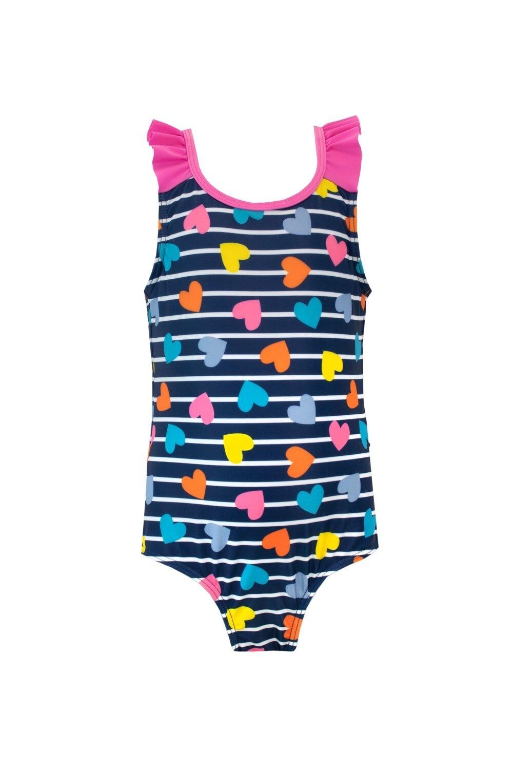 Купальник с сердечками и оборками на рукавах Harry Bear, синий
Купальник с сердечками и оборками на рукавах Harry Bear, синий