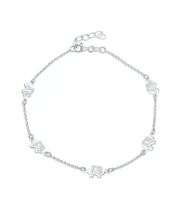 Браслет на лодыжку в виде животного из зоопарка с изображением слона, стерлинговое серебро 910 дюймов Bling Jewelry, silver
Браслет на лодыжку в виде животного из зоопарка с изображением слона, стерлинговое серебро 910 дюймов Bling Jewelry, silver