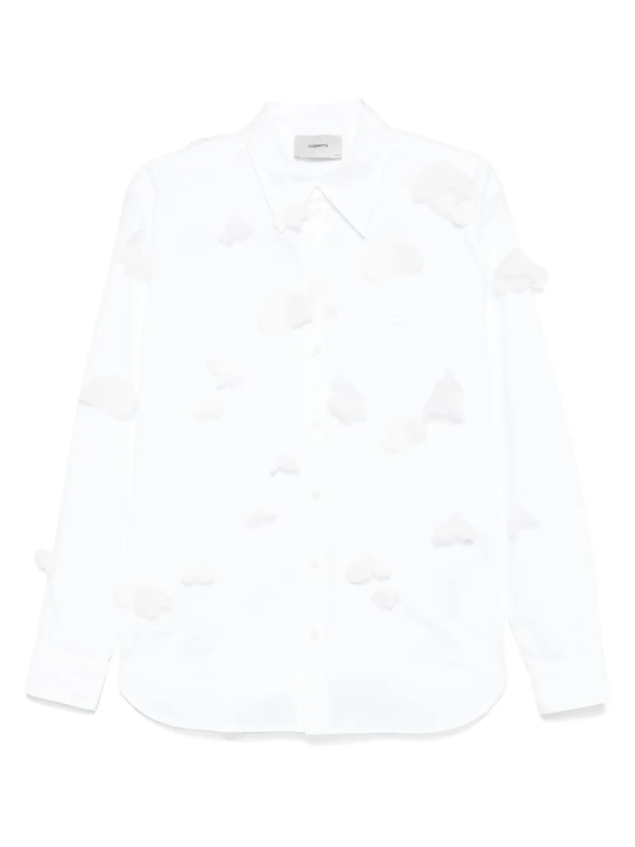 Рубашка с бабочкой Coperni, белый
Рубашка с бабочкой Coperni, белый