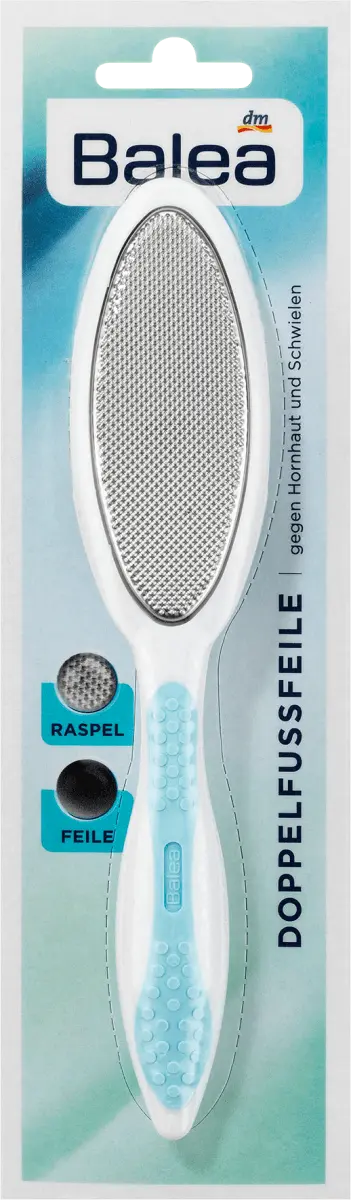 Файл для удаления мозолей Рашпиль двойной напильник 1 шт. Balea
Файл для удаления мозолей Рашпиль двойной напильник 1 шт. Balea