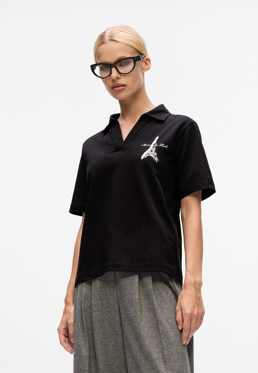 Поло KARL LAGERFELD PARIS SKETCH, Black
Поло KARL LAGERFELD PARIS SKETCH, Black