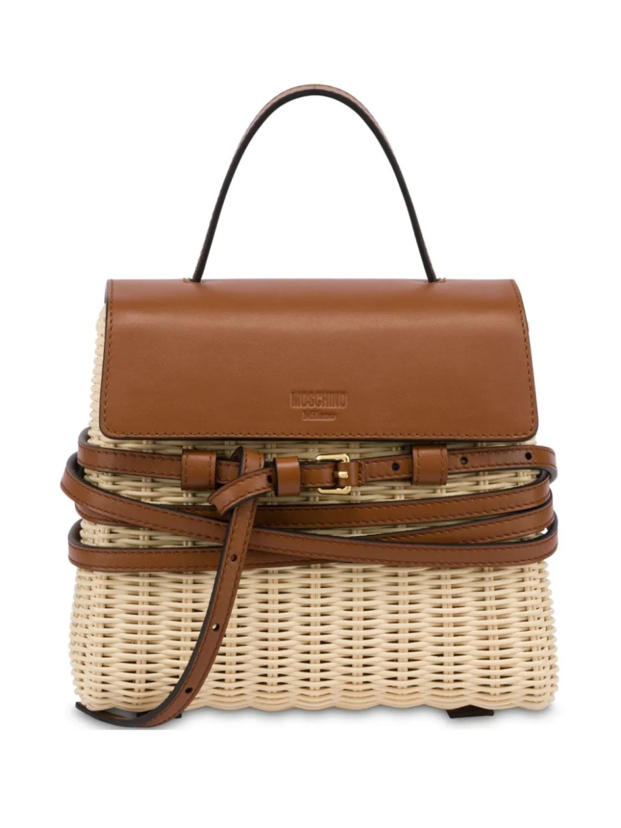 Деревянная сумка-тоут Moschino, нейтральный
Деревянная сумка-тоут Moschino, нейтральный