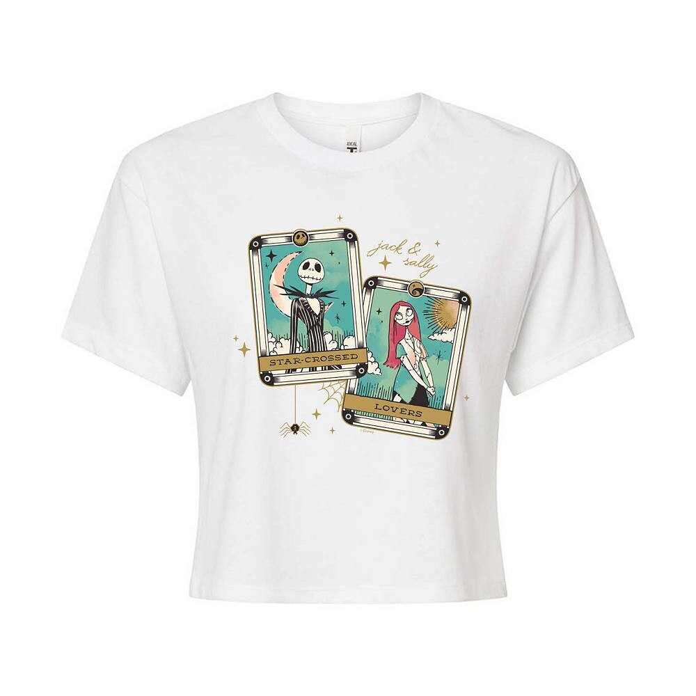 Укороченная футболка Disney's «Кошмар перед Рождеством» Jack & Sally Juniors Lovers, белый
Укороченная футболка Disney's «Кошмар перед Рождеством» Jack & Sally Juniors Lovers, белый