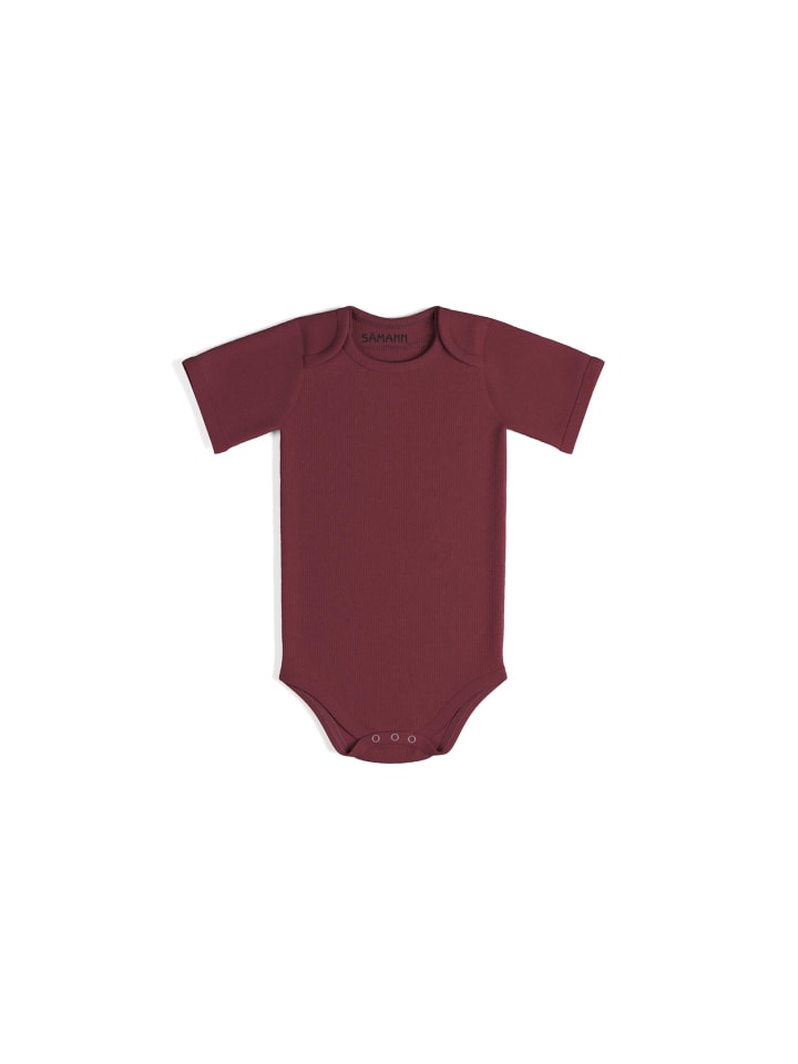 Sämann Детский боди из 100% органического хлопка, с короткими рукавами, в рубчик, малиновый цвет
Sämann Детский боди из 100% органического хлопка, с короткими рукавами, в рубчик, малиновый цвет