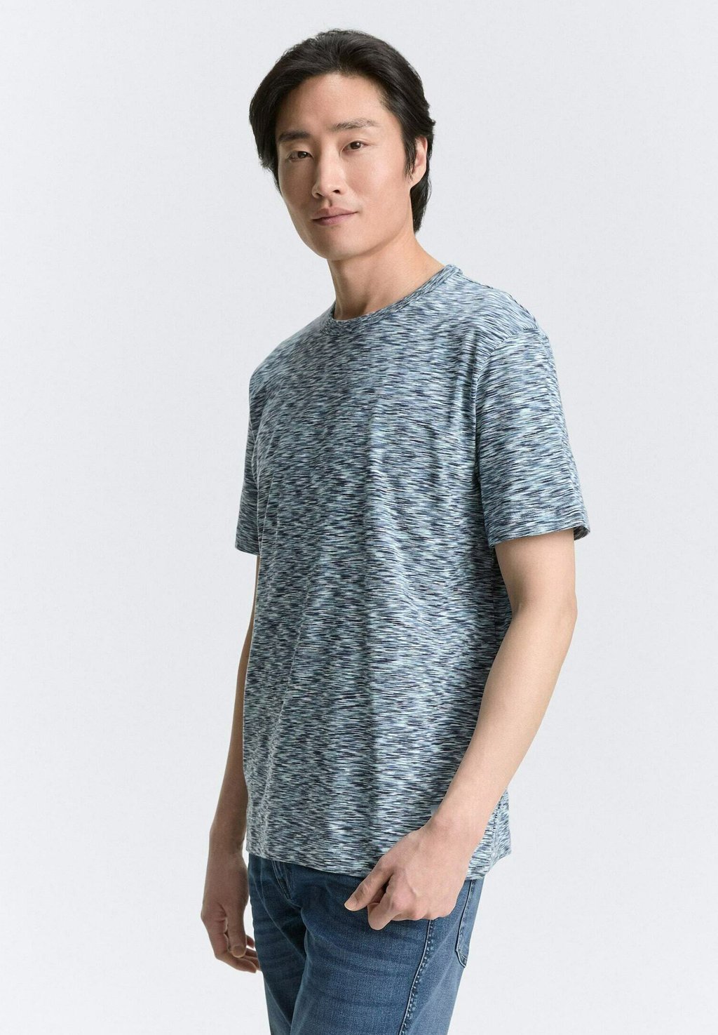 Базовая футболка IN MELANGE-OPTIK TOM TAILOR, синий
Базовая футболка IN MELANGE-OPTIK TOM TAILOR, синий