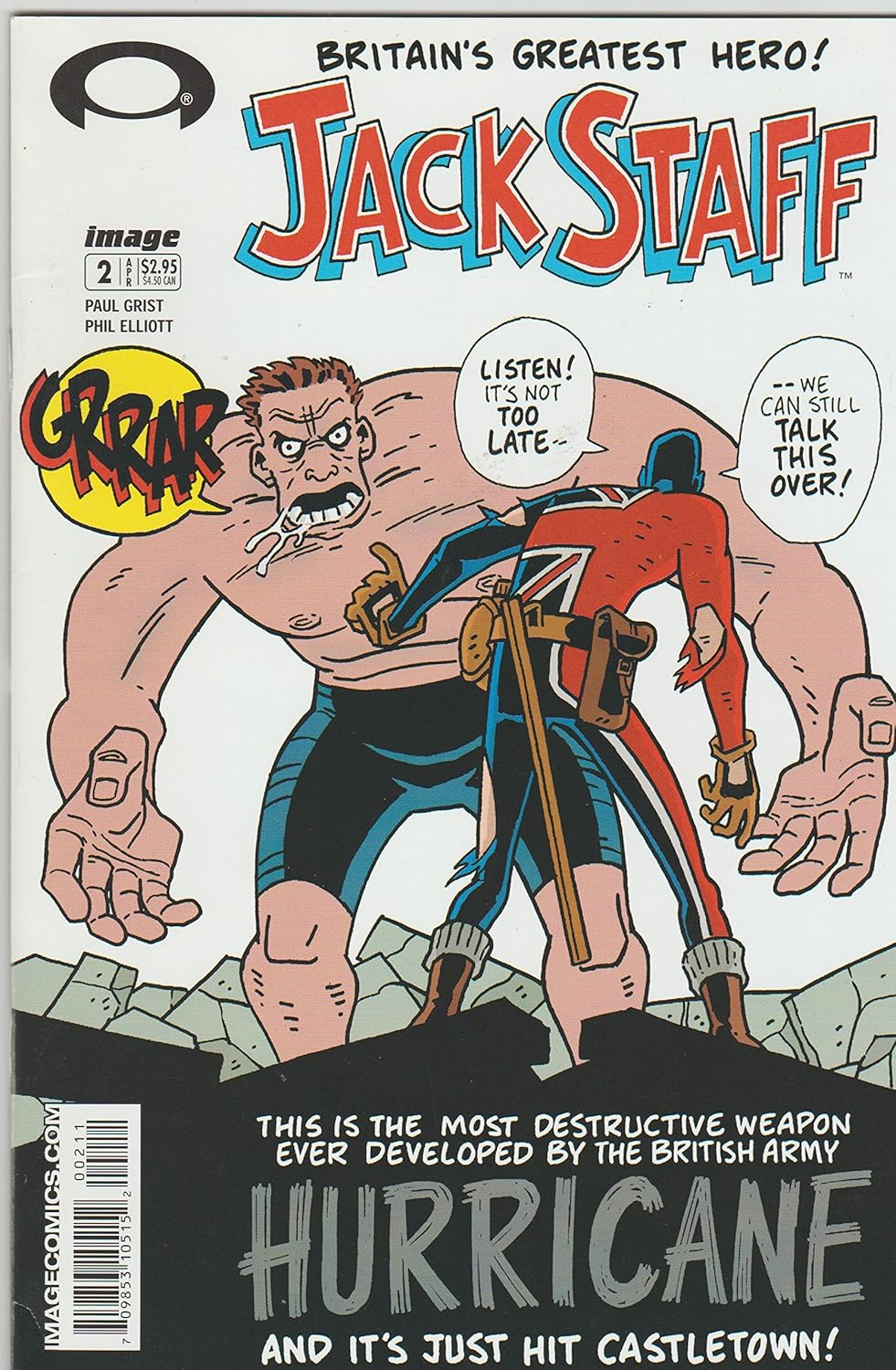 Jack Staff, Vol. II, No. 2; April 2003 (Image Comics)
Jack Staff, Vol. II, No. 2; April 2003 (Image Comics)