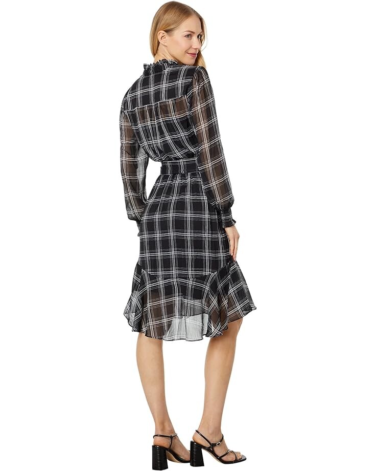 Платье Tommy Hilfiger Fine Plaid Dress, цвет Black/White Cap
Платье Tommy Hilfiger Fine Plaid Dress, цвет Black/White Cap