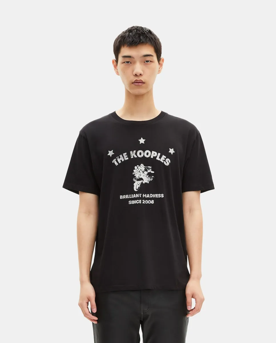 Мужская футболка с принтом 'Бриллиантовое безумие' The Kooples, черный
Мужская футболка с принтом 'Бриллиантовое безумие' The Kooples, черный