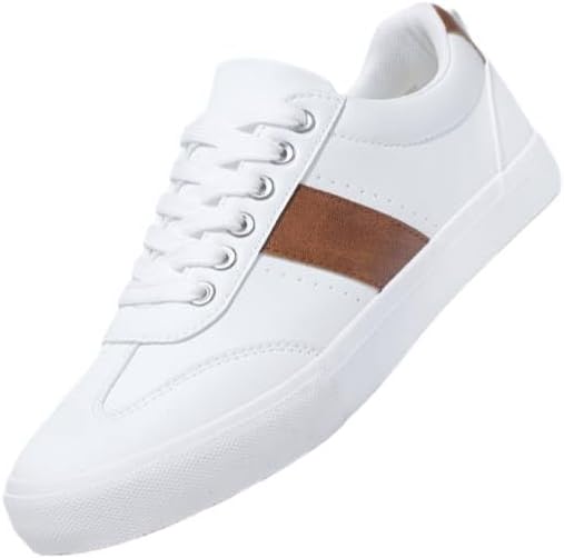 Низкие скейтбордистские кроссовки- верх и подошва из ПВХ, вседорожное сцепление, минималистичный однотонный цвет для скейтбординга, спортзала и повседневной носки- всесезонная удобная обувь с закругленным носком Minlaidian, белый
Низкие скейтбордистские кроссовки- верх и подошва из ПВХ, вседорожное сцепление, минималистичный однотонный цвет для скейтбординга, спортзала и повседневной носки- всесезонная удобная обувь с закругленным носком Minlaidian, белый