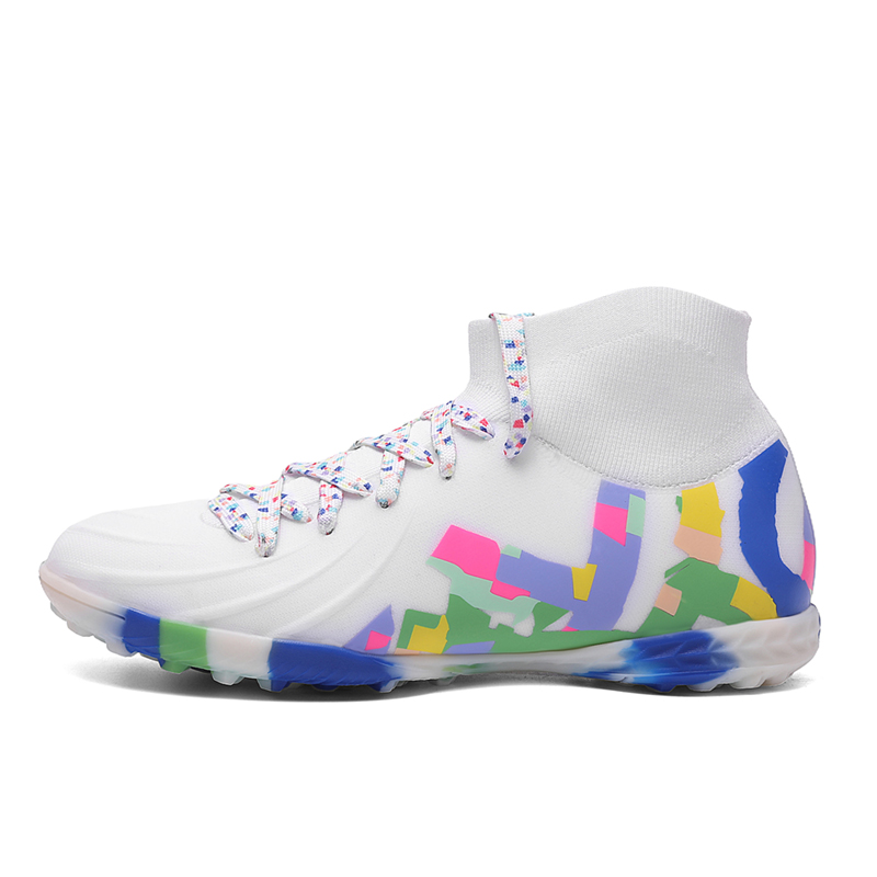 Футбольные бутсы детские с нескользящей подошвой и высоким верхом для подростков Kung Fu partners, белый
Футбольные бутсы детские с нескользящей подошвой и высоким верхом для подростков Kung Fu partners, белый