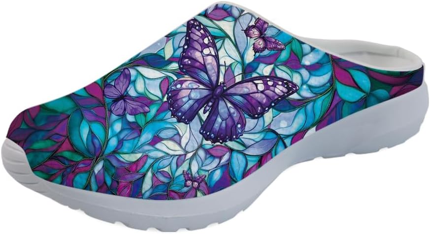 Кроссовки-сабо Forchrinse с гавайской пальмой для мужчин и женщин, открытая пятка, легкие, дышащие, для дома, работы и спортзала, Boho Butterfly
Кроссовки-сабо Forchrinse с гавайской пальмой для мужчин и женщин, открытая пятка, легкие, дышащие, для дома, работы и спортзала, Boho Butterfly
