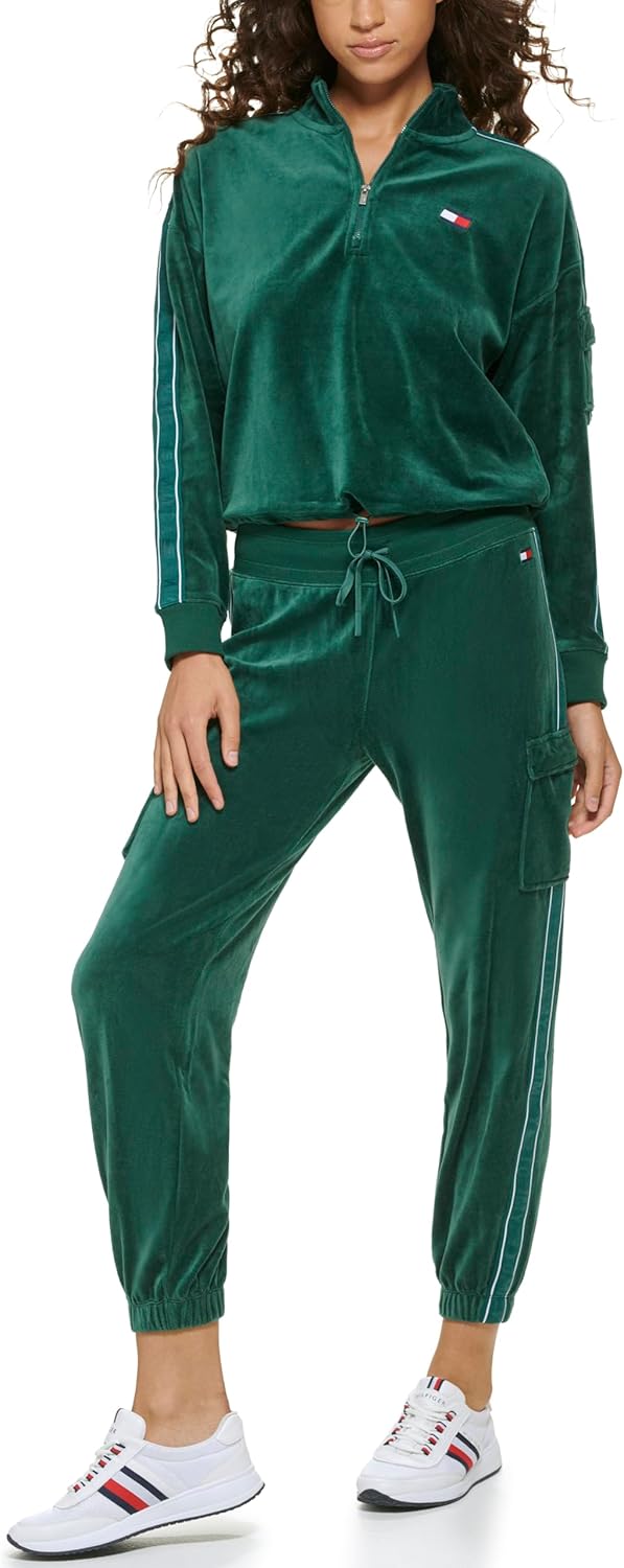 Женская велюровая толстовка-карго Tommy Hilfiger с застежкой-молнией Quarter Zip, Botanical
Женская велюровая толстовка-карго Tommy Hilfiger с застежкой-молнией Quarter Zip, Botanical