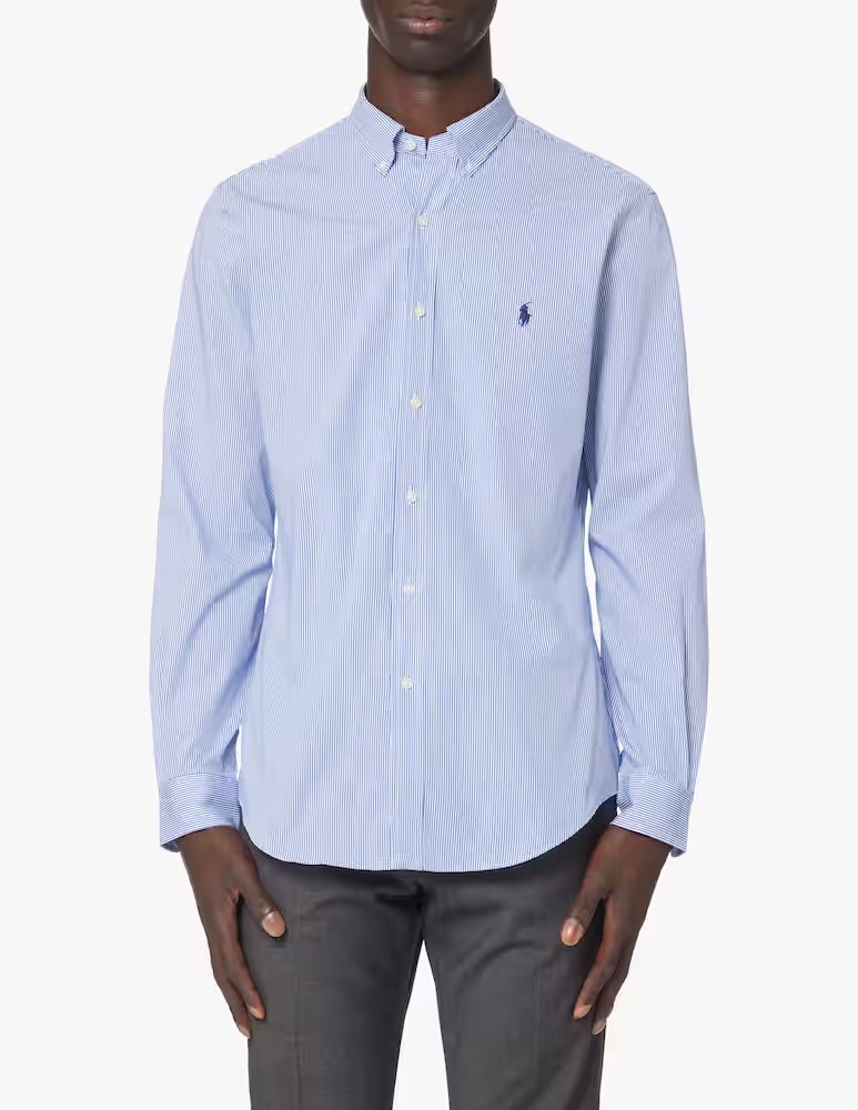 Спортивная рубашка из бистряка Polo Ralph Lauren, цвет Blue/White Hairline Strip
Спортивная рубашка из бистряка Polo Ralph Lauren, цвет Blue/White Hairline Strip