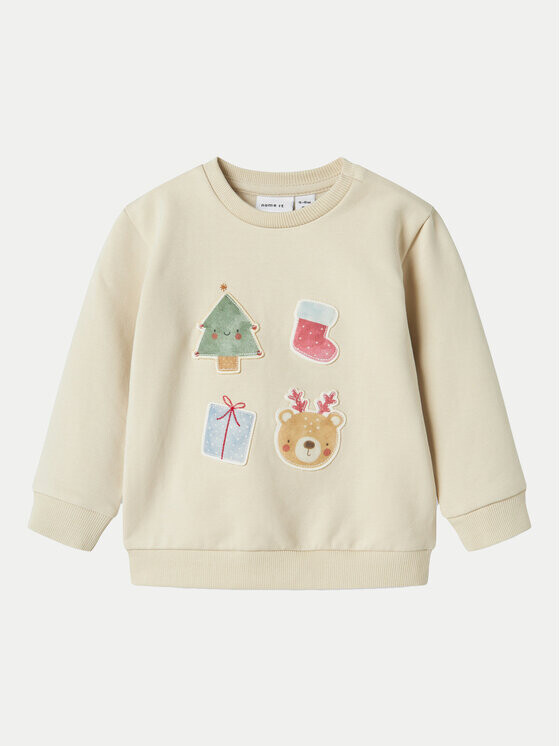 Толстовка обычного кроя Name It, экрю 
Толстовка обычного кроя Name It, экрю