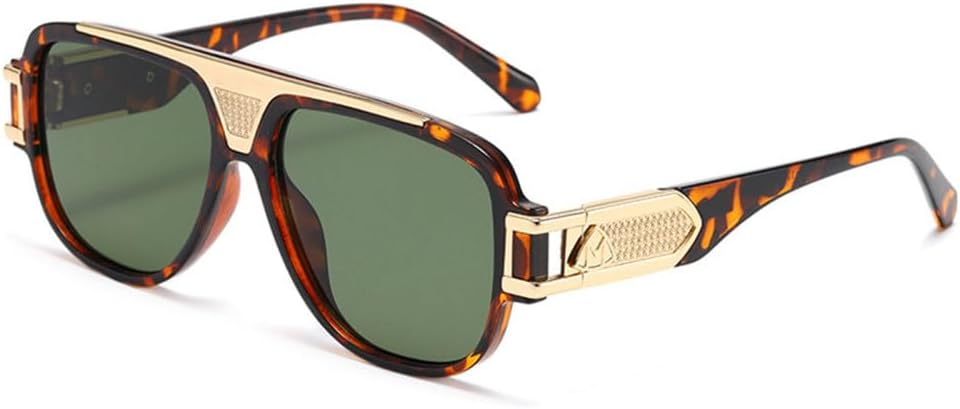 Солнцезащитные очки 2027 года для женщин и мужчин. Модные солнцезащитные очки в винтажном стиле, металлические, в стиле стимпанк, с защитой от УФ-излучения UV400 MTZJH, Leopard Dark Green
Солнцезащитные очки 2027 года для женщин и мужчин. Модные солнцезащитные очки в винтажном стиле, металлические, в стиле стимпанк, с защитой от УФ-излучения UV400 MTZJH, Leopard Dark Green