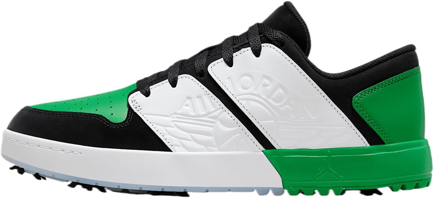 Кроссовки Nike Golf Air Jordan NU Retro 1 G - черный/зеленый/белый 002, Black/White/Blue Tint/Lucky Green
Кроссовки Nike Golf Air Jordan NU Retro 1 G - черный/зеленый/белый 002, Black/White/Blue Tint/Lucky Green