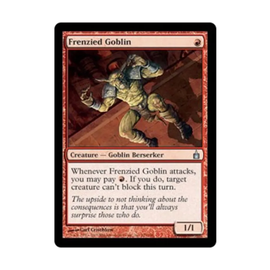 CCG Бешеный гоблин (U), MTG - Ravnica
CCG Бешеный гоблин (U), MTG - Ravnica