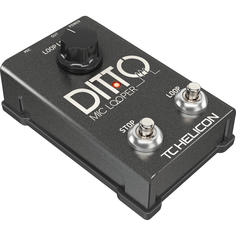 Вокальный процессор TC-Helicon Ditto Mic Looper Pedal DITTO MIC LOOPER
Вокальный процессор TC-Helicon Ditto Mic Looper Pedal DITTO MIC LOOPER