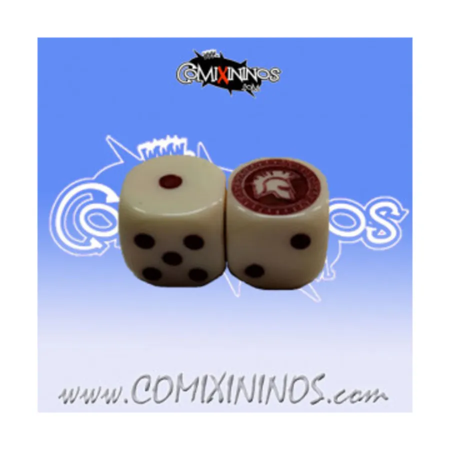 Спартанский комплект d6 — белый/красный (2), Fantasy Football Miniatures - Dice Sets
Спартанский комплект d6 — белый/красный (2), Fantasy Football Miniatures - Dice Sets