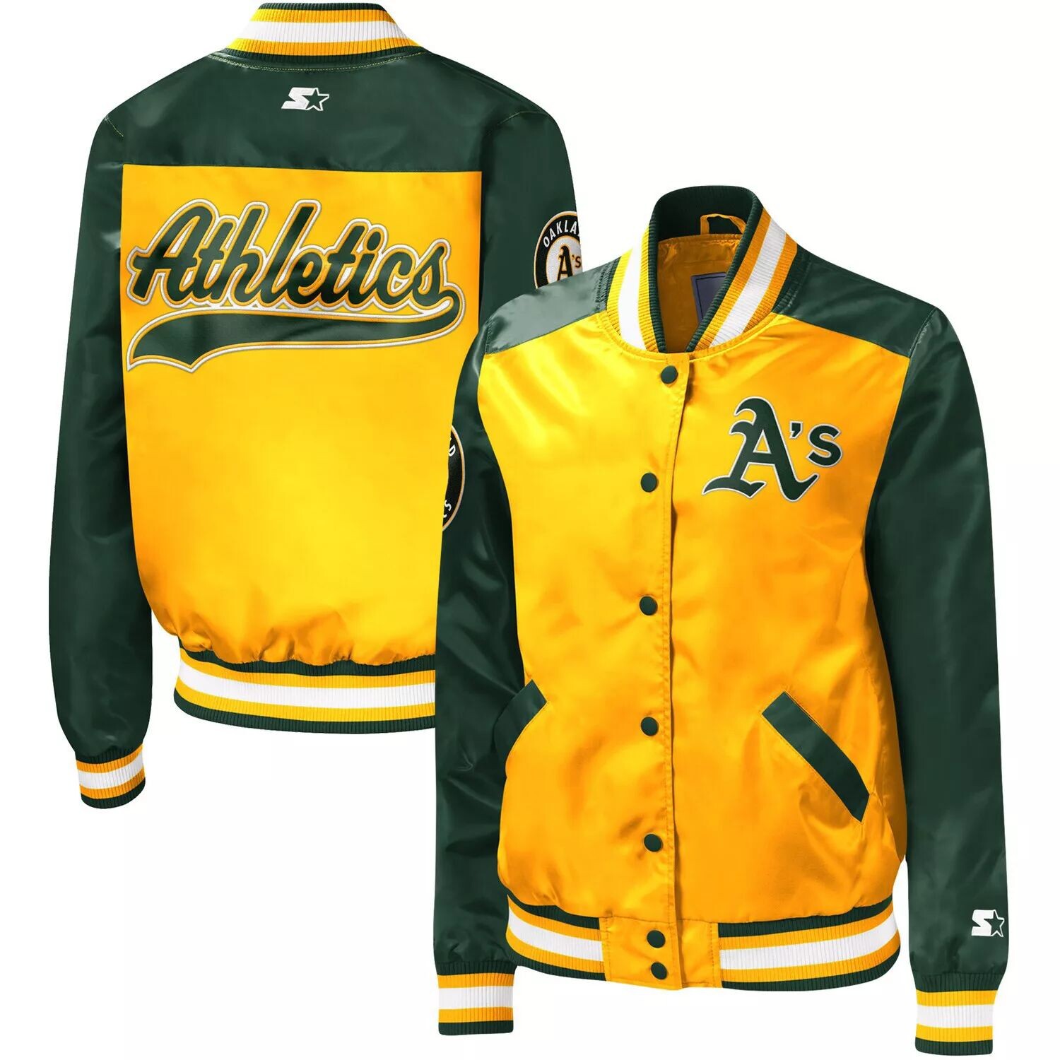 Женская куртка на кнопках Starter Gold Oakland Athletics The Legend Starter
Женская куртка на кнопках Starter Gold Oakland Athletics The Legend Starter