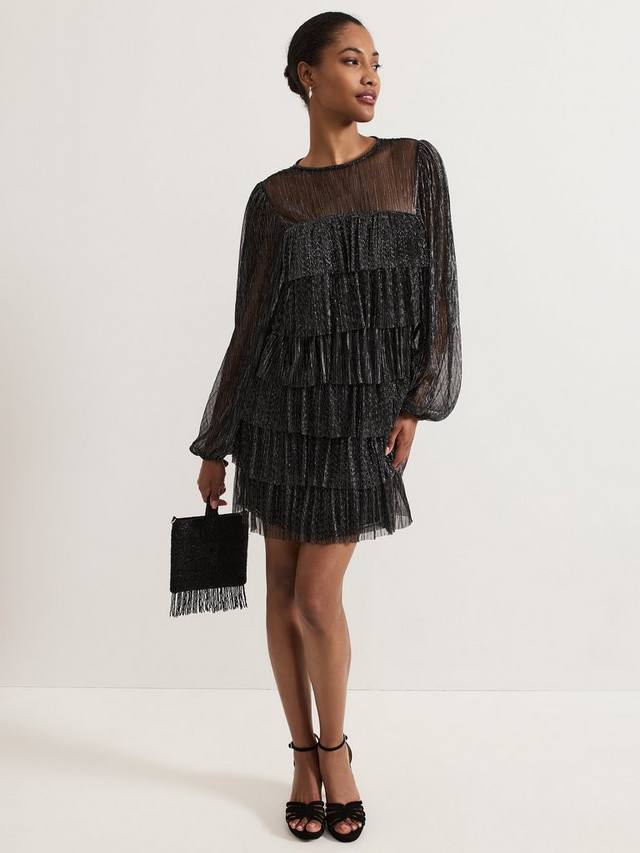 Многоярусное мини-платье nika цвета металлик Phase Eight, черный/разноцветный
Многоярусное мини-платье nika цвета металлик Phase Eight, черный/разноцветный