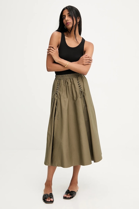 Хлопковая юбка Answear.Lab, зеленый
Хлопковая юбка Answear.Lab, зеленый