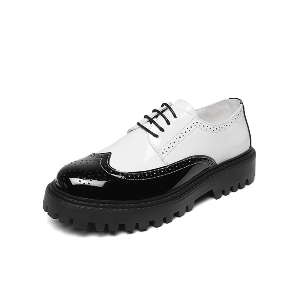 MADALLO Повседневные кожаные туфли мужские, черно-белые
MADALLO Повседневные кожаные туфли мужские, черно-белые