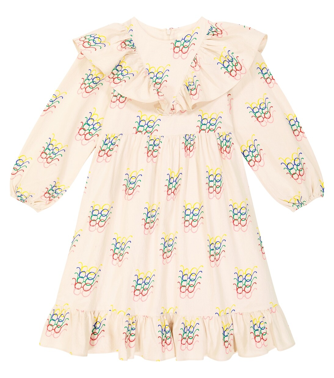 Хлопковое платье с цветочным принтом Jellymallow, бежевый
Хлопковое платье с цветочным принтом Jellymallow, бежевый