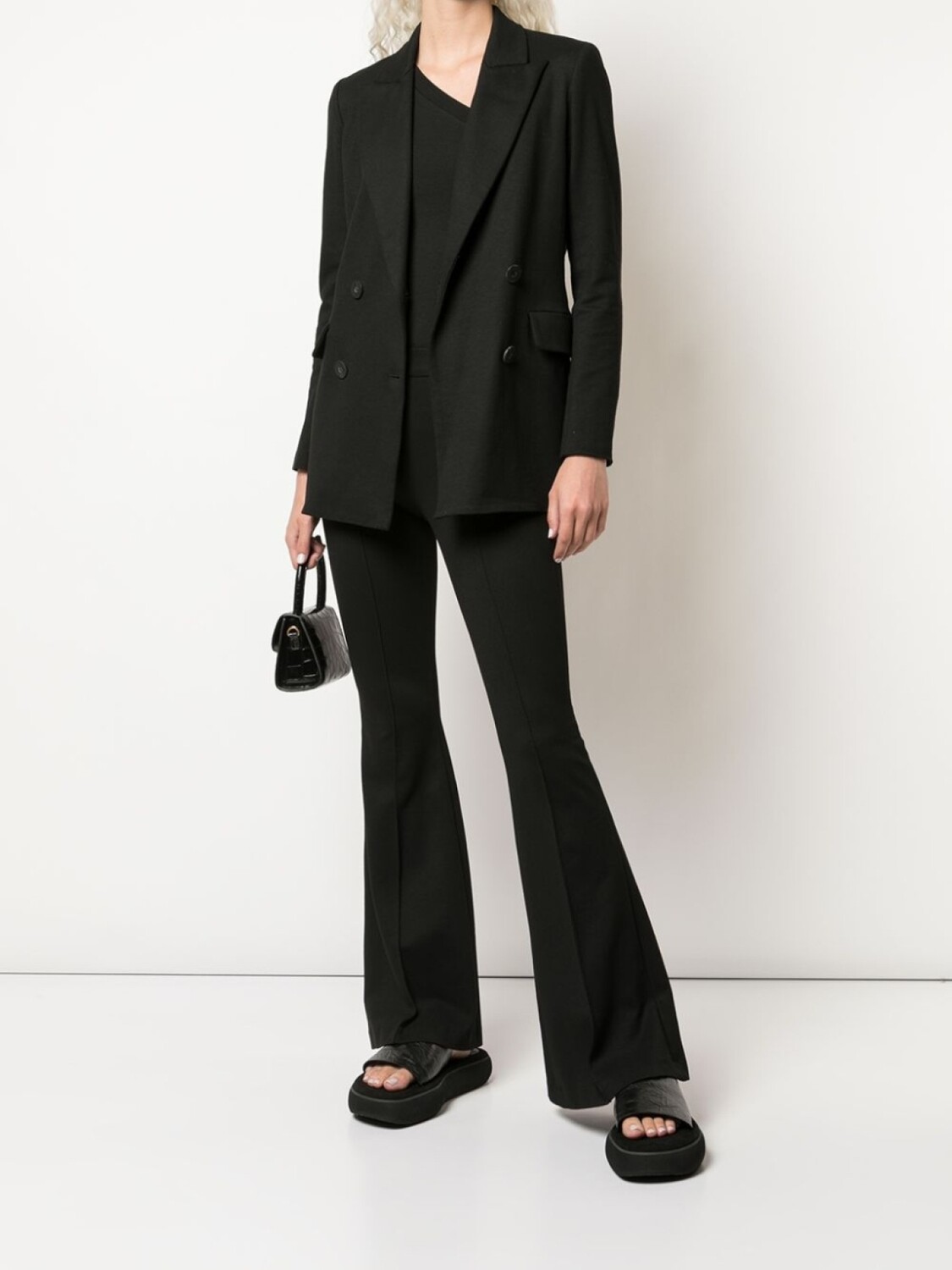 Rosetta Getty двубортный блейзер, черный
Rosetta Getty двубортный блейзер, черный