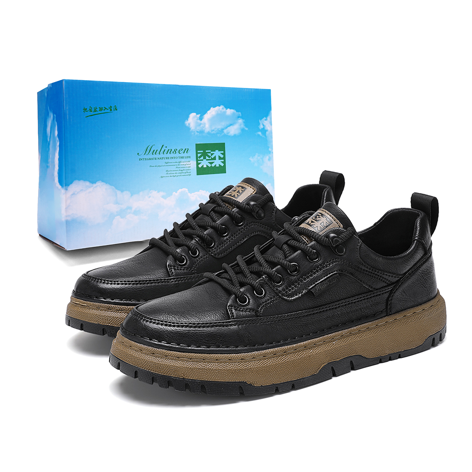 Низкие мужские кроссовки Mulinsen, Black
Низкие мужские кроссовки Mulinsen, Black