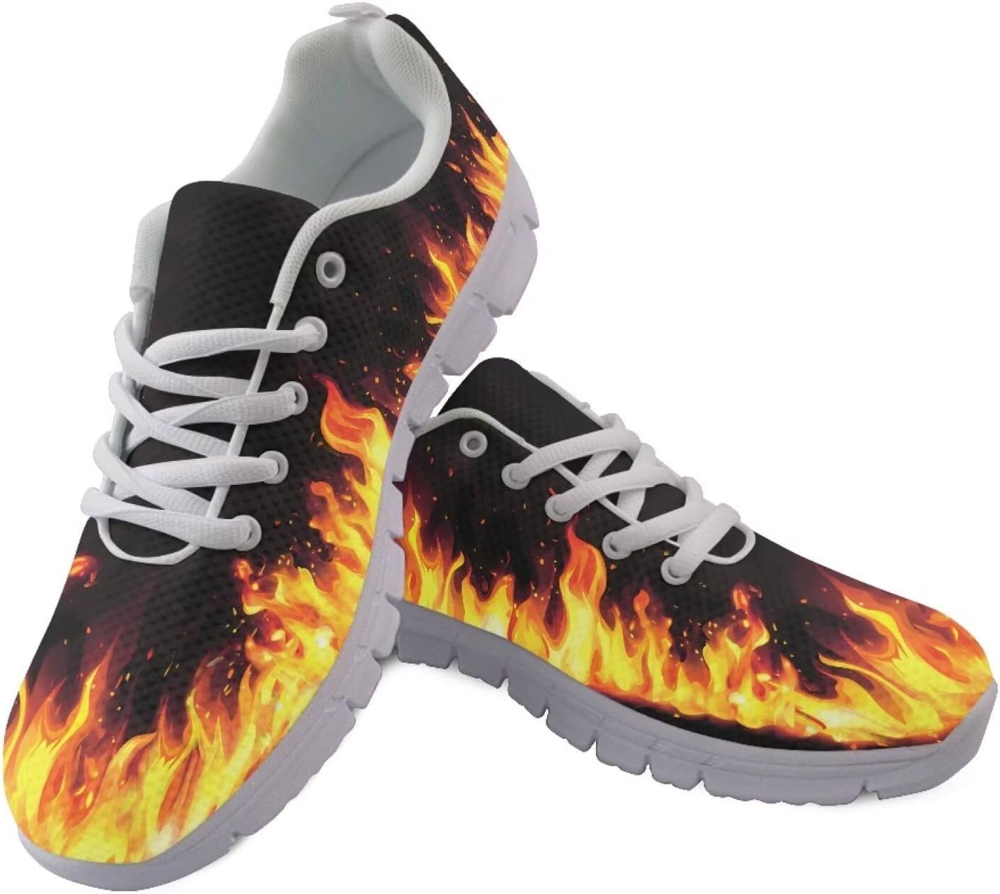 Кроссовки Forchrinse для мужчин и женщин, дышащие, на шнуровке, повседневные сетчатые, противоскользящие, для тенниса и тренировок, Fire Flame Printed
Кроссовки Forchrinse для мужчин и женщин, дышащие, на шнуровке, повседневные сетчатые, противоскользящие, для тенниса и тренировок, Fire Flame Printed