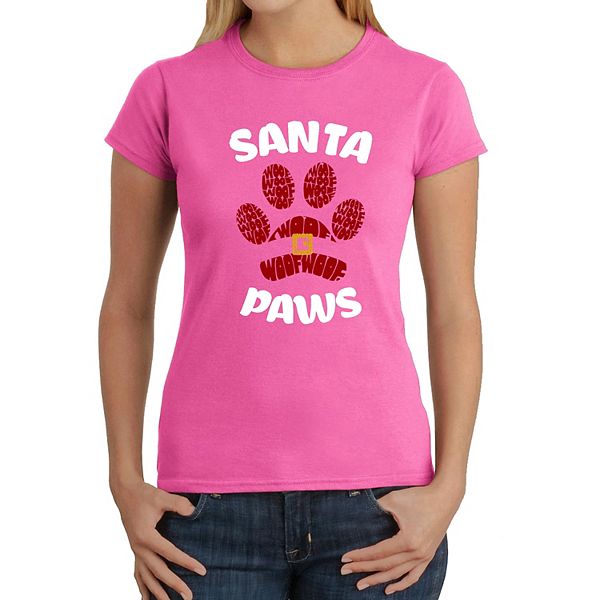 Футболка Santa Paws с принтом для женщин La Pop Art, Pink
Футболка Santa Paws с принтом для женщин La Pop Art, Pink
