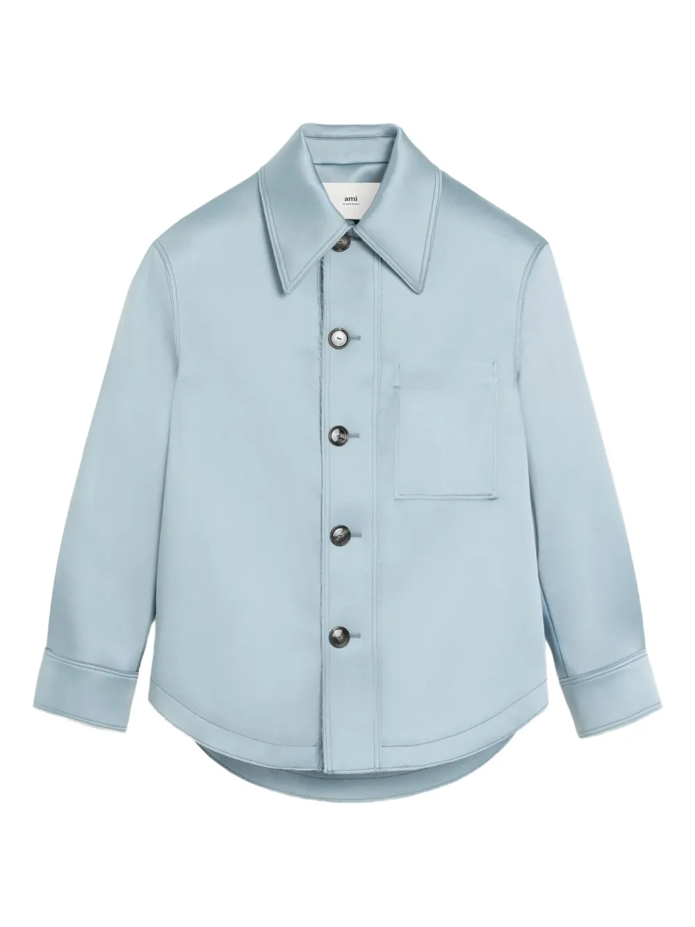 Куртка с нашивкой-логотипом AMI Paris, синий
Куртка с нашивкой-логотипом AMI Paris, синий