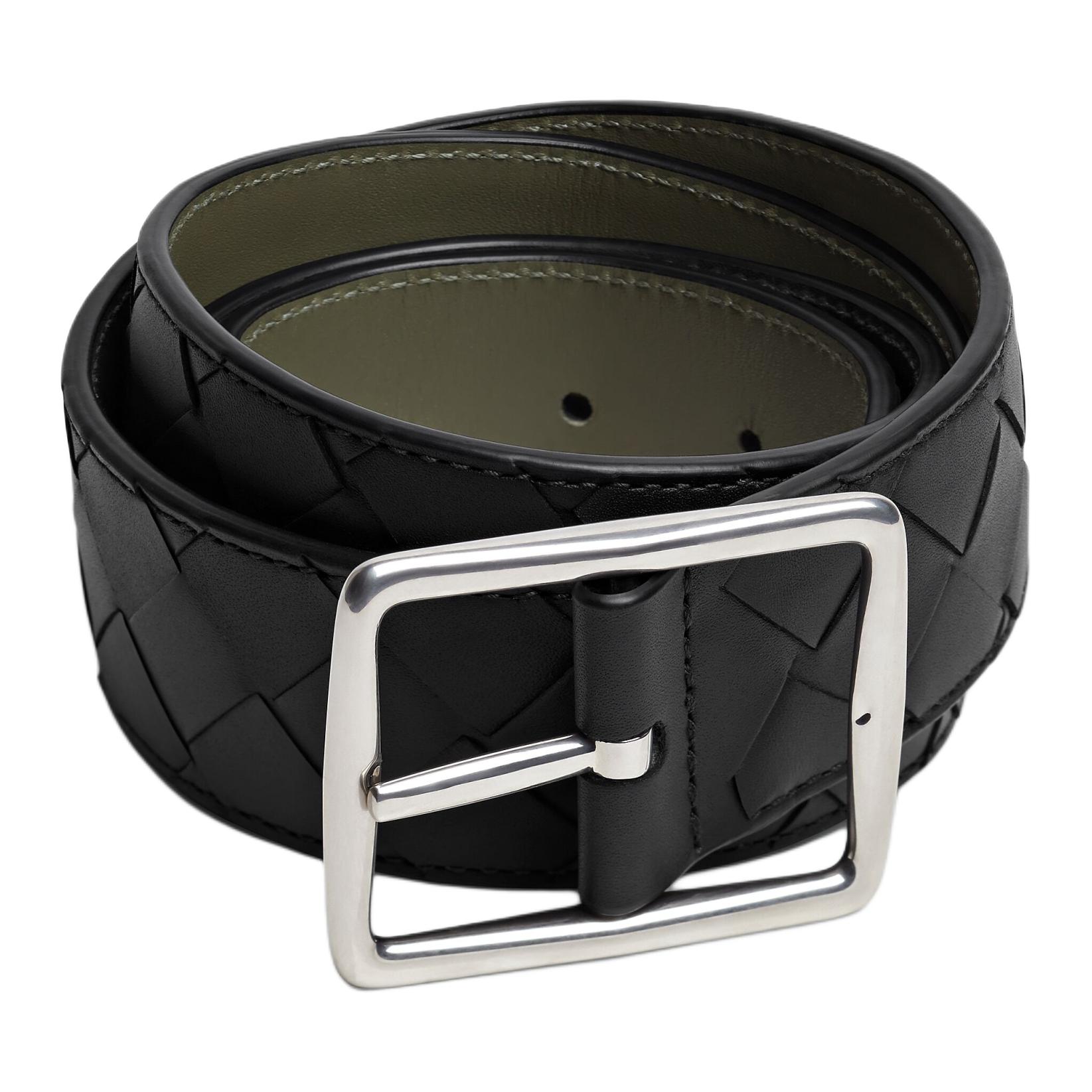 Bottega Veneta Ремень из телячьей кожи мужской черный/крокодил ширина 3 см
Bottega Veneta Ремень из телячьей кожи мужской черный/крокодил ширина 3 см