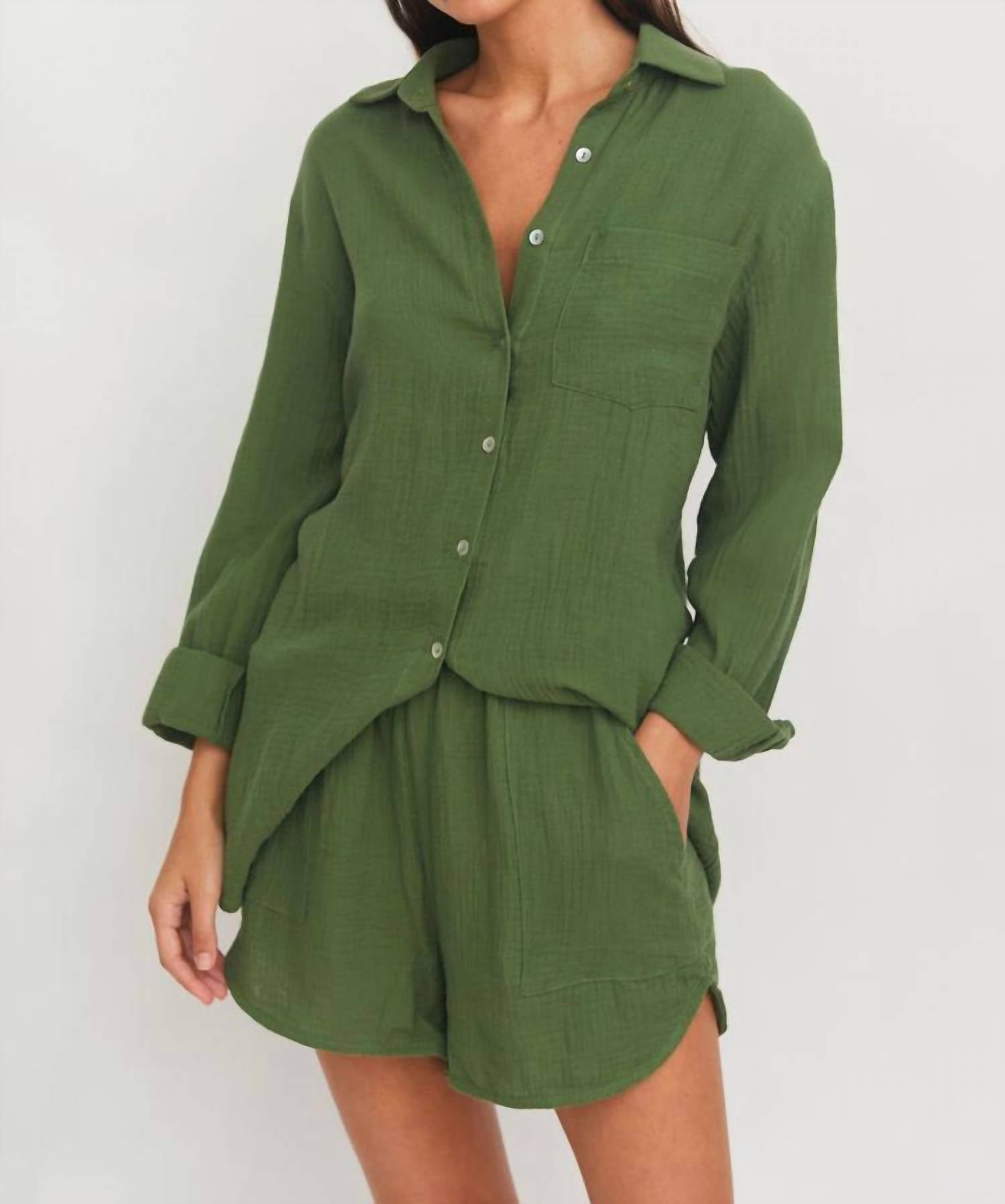 Хамптон Платье-рубашка в цвете инфоррест грин CITRINE, зеленый
Хамптон Платье-рубашка в цвете инфоррест грин CITRINE, зеленый