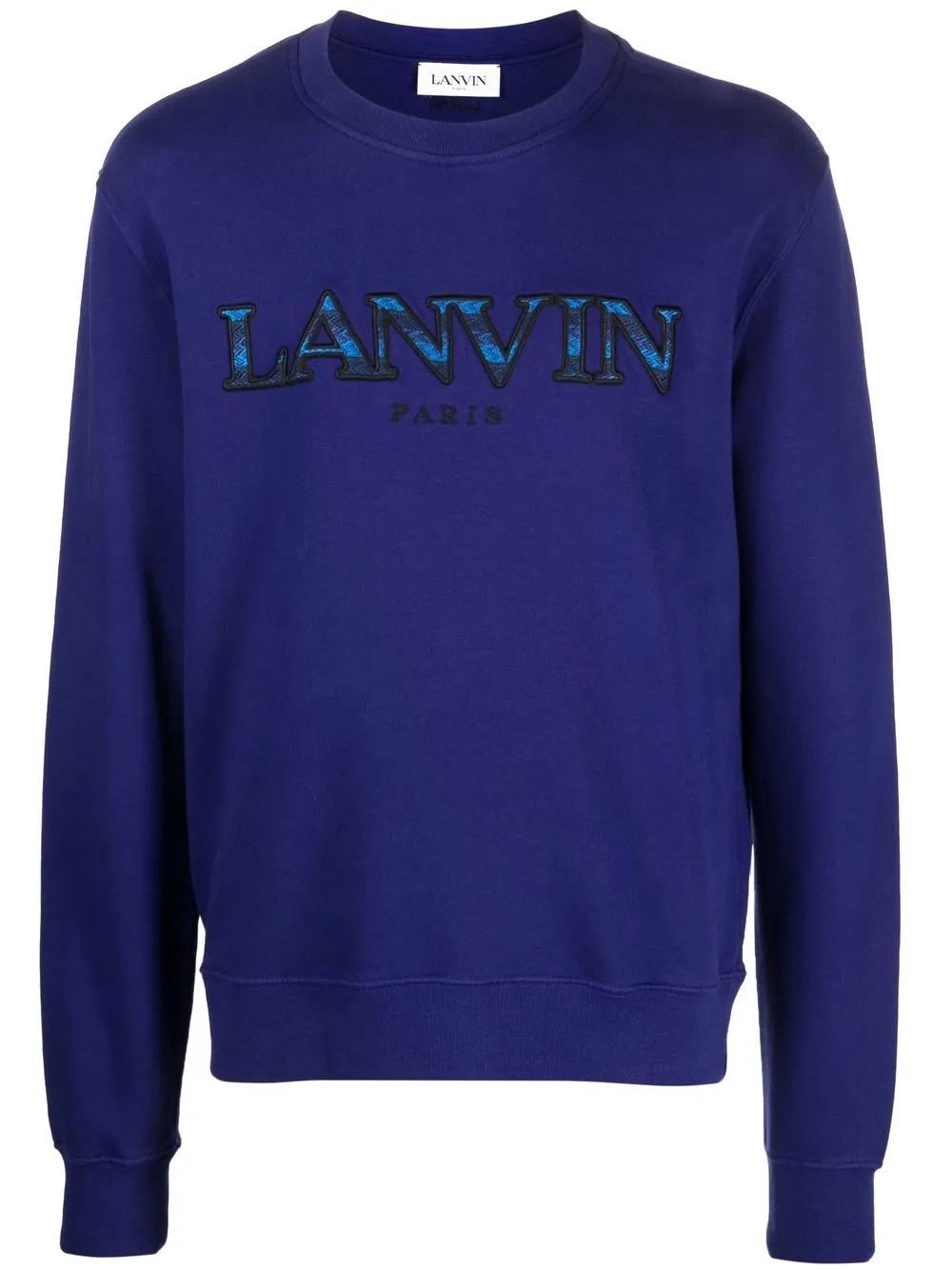 Толстовка с вышитым логотипом Lanvin, синий
Толстовка с вышитым логотипом Lanvin, синий