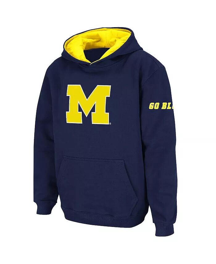 Толстовка с капюшоном Big Boys Navy Michigan Wolverines с большим логотипом Stadium Athletic
Толстовка с капюшоном Big Boys Navy Michigan Wolverines с большим логотипом Stadium Athletic
