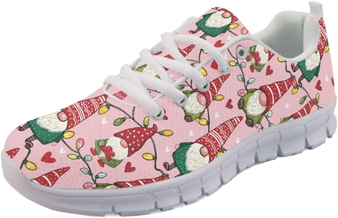 Кроссовки Forchrinse для женщин и мужчин, дышащие, на шнуровке, для бега, повседневные, с сеткой, противоскользящие, теннисные, Santa Claus Design
Кроссовки Forchrinse для женщин и мужчин, дышащие, на шнуровке, для бега, повседневные, с сеткой, противоскользящие, теннисные, Santa Claus Design