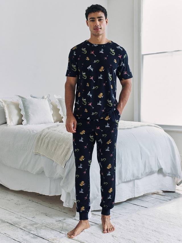 Пижамный комплект с принтом Wild Dining Chelsea Peers, Navy/Multi
Пижамный комплект с принтом Wild Dining Chelsea Peers, Navy/Multi