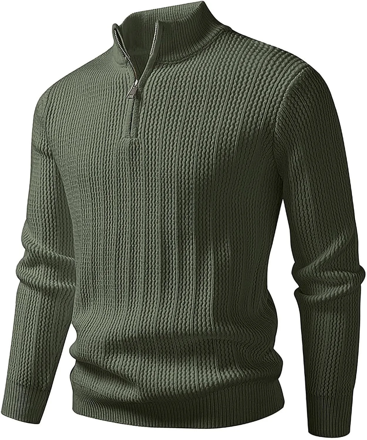 Мужской пуловер с воротником-хенли, длинный рукав, свободный крой
Мужской пуловер с воротником-хенли, длинный рукав, свободный крой