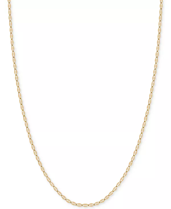 Зеркальная цепочка длиной 16 дюймов (2 мм) из 14-каратного золота Macy'S, gold
Зеркальная цепочка длиной 16 дюймов (2 мм) из 14-каратного золота Macy'S, gold