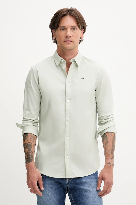 Рубашка Tommy Jeans, зеленый
Рубашка Tommy Jeans, зеленый