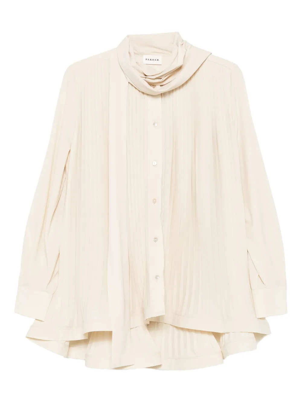 Плиссированный топ с завязками P.A.R.O.S.H., желтый
Плиссированный топ с завязками P.A.R.O.S.H., желтый