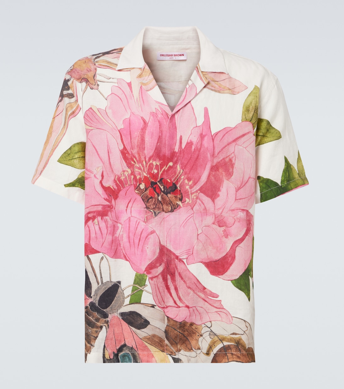 Майтан цветочная льняная рубашка в стиле боулинг Orlebar Brown, Pink Lemonade
Майтан цветочная льняная рубашка в стиле боулинг Orlebar Brown, Pink Lemonade