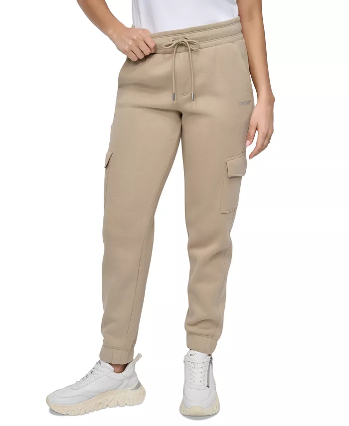 Женские спортивные брюки-карго с заклепками и логотипом DKNY, коричневый/бежевый
Женские спортивные брюки-карго с заклепками и логотипом DKNY, коричневый/бежевый