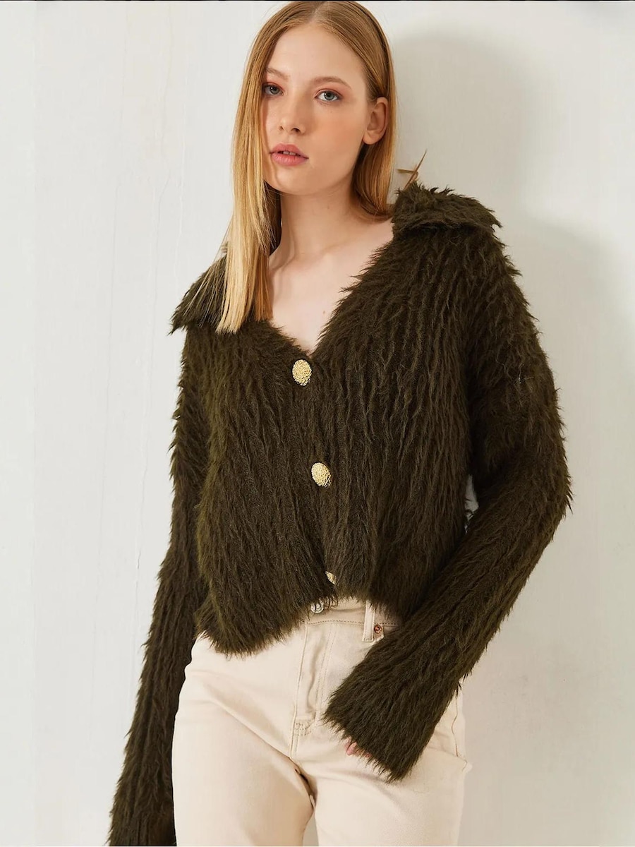 Вязаный кардиган Bianco Lucci, хаки
Вязаный кардиган Bianco Lucci, хаки