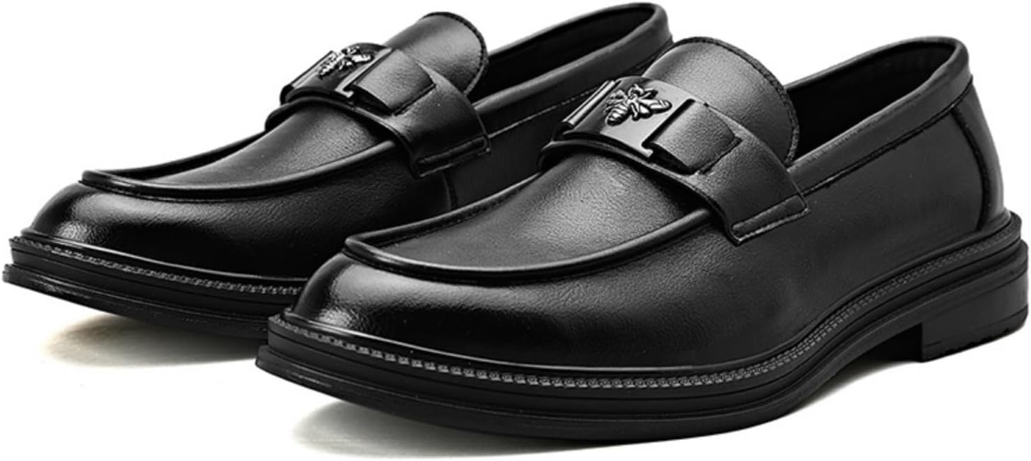 Мужские кожаные лоферы без шнурков - классический низкий дизайн, нескользящие туфли, Универсальны для формального стиля оксфорд, офиса, свадьбы и повседневной носки, стильные и удобные Aokisx, черный
Мужские кожаные лоферы без шнурков - классический низкий дизайн, нескользящие туфли, Универсальны для формального стиля оксфорд, офиса, свадьбы и повседневной носки, стильные и удобные Aokisx, черный