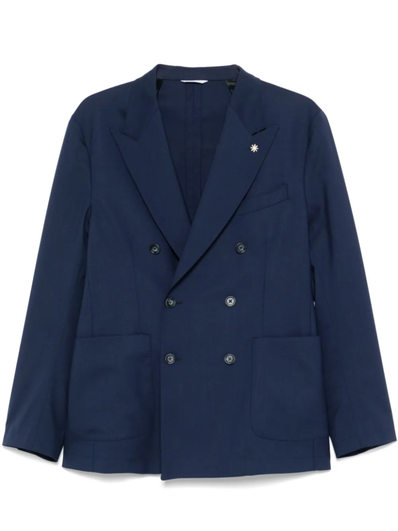 Двубортный блейзер Manuel Ritz, синий
Двубортный блейзер Manuel Ritz, синий