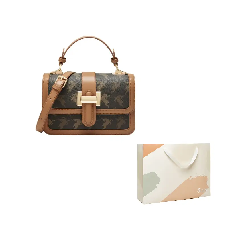 15 MINS Женская сумка через плечо среднего размера из ПВХ в теплом бежевом абрикосовом и кофейном цвете, Coffee
15 MINS Женская сумка через плечо среднего размера из ПВХ в теплом бежевом абрикосовом и кофейном цвете, Coffee